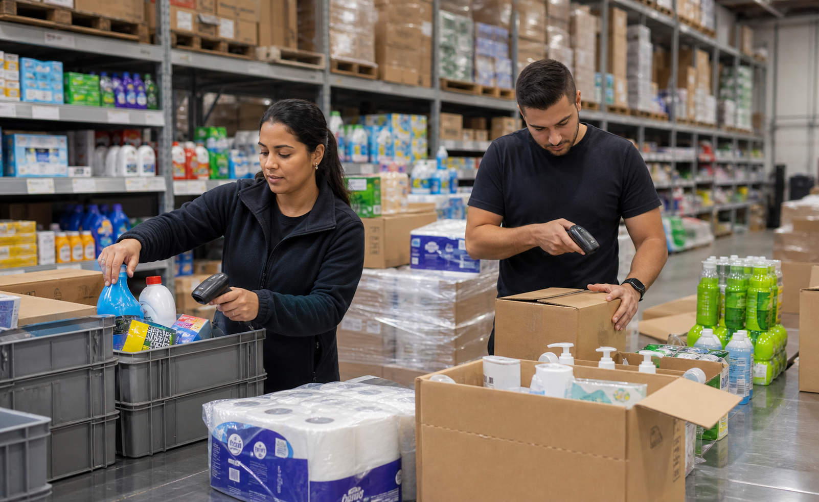 The right information before an order leaves the warehouse.