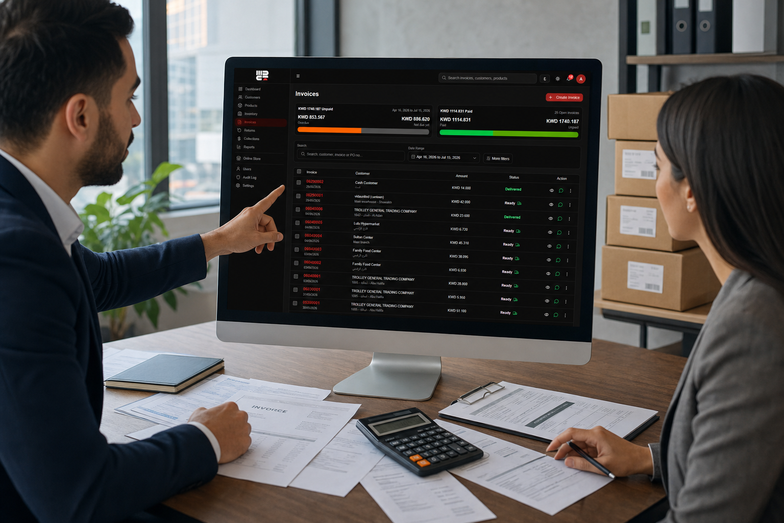 A workspace that brings operations together.